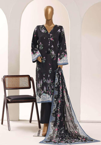 Sadabahar Printed Lawn Vol-12 | Printed Lawn 3 Piece Stitched Suit D-11