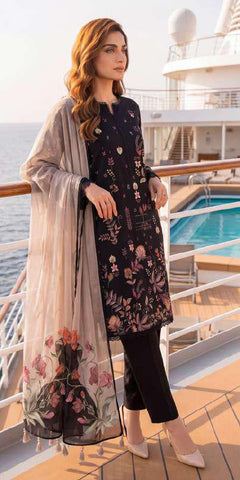 Colors by AlZohaib vol-2 | Digital Printed Lawn 3 Piece Unstitched Suit D-10
