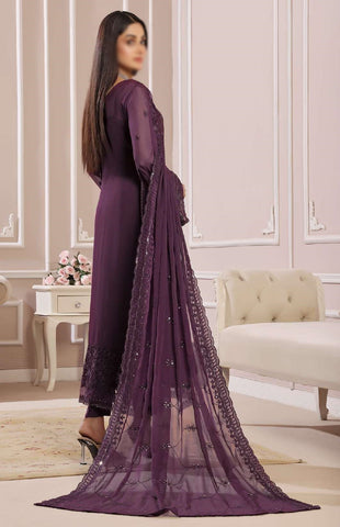 Fleur Luxury Embroidery Chiffon Coll25 By Soghat D-05