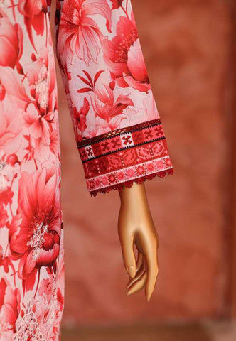 Elegant by HZ Textiles | Embroidered 3 Piece Unstitched Lawn Suit D-8