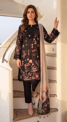 Colors by AlZohaib vol-2 | Digital Printed Lawn 3 Piece Unstitched Suit D-10