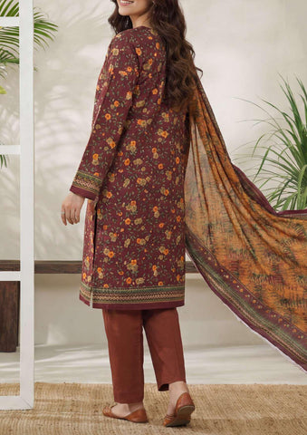 Daman Exclusive | Printed Lawn 3 Piece Unstitched Suit D-4