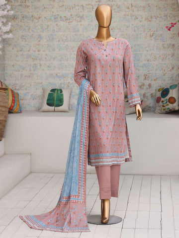 Nayab by HZ Textiles | Printed Lawn 3 Piece Unstitched Suit D-4