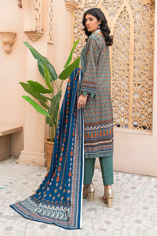 Aleeza Digital Fine Emb Khaddar Coll:24 By Sobia Waseem D-08
