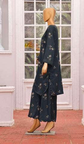 HZ Linen Wintery Printed Co-Ord Set D-6