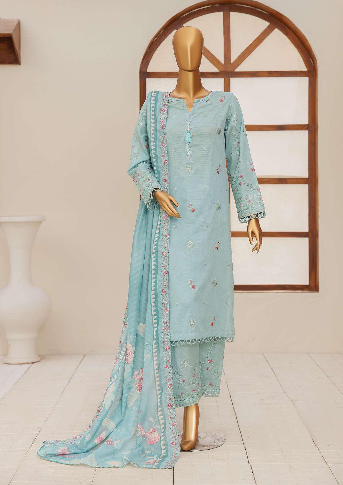 Mayaar Embroidered Un-Stitched 3 Piece Collection By HZ Textile D-5