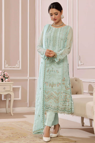 Fleur Luxury Embroidery Chiffon Coll25 By Soghat D-06