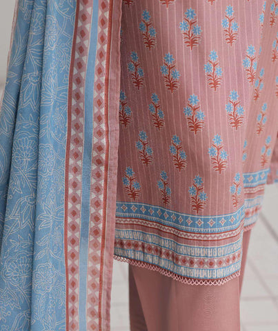 Nayab by HZ Textiles | Printed Lawn 3 Piece Unstitched Suit D-4
