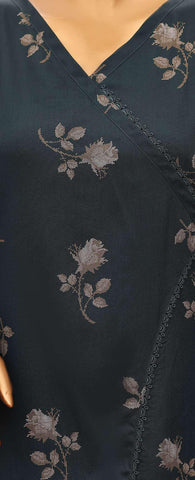 HZ Linen Wintery Printed Co-Ord Set D-6