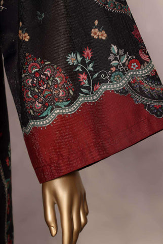 Sadabahar Printed Chamti Cotton | 3 Piece Stitched Kaftan Suit D-11