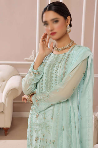 Fleur Luxury Embroidery Chiffon Coll25 By Soghat D-06