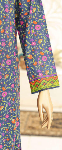 Summer Shades by HZ Textiles | Printed 3 Piece Unstitched Lawn Suit D-4