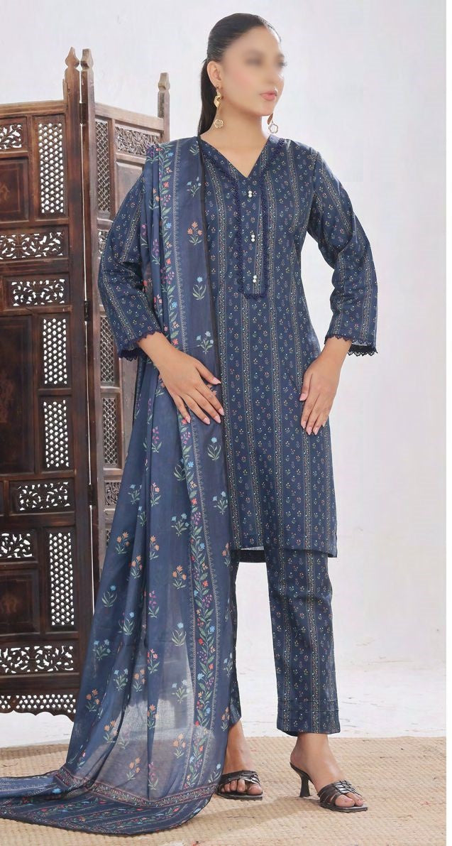 Tresor Separates Collection Unstitched 3Pcs By Saphron D-04