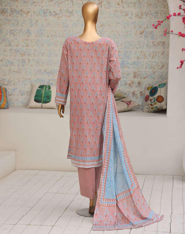 Nayab by HZ Textiles | Printed Lawn 3 Piece Unstitched Suit D-4