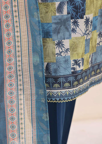 Premium Khaddar 3 Piece Printed Un Stitched Coll HZ-8