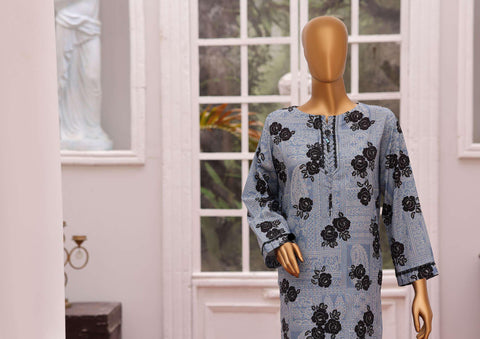 HZ Linen Wintery Printed Co-Ord Set D-7