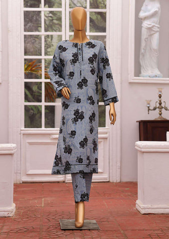 HZ Linen Wintery Printed Co-Ord Set D-7