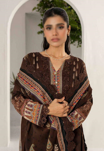 RESHAM LINEN PRINT DROP I COLL BY FIRDOUS D-07
