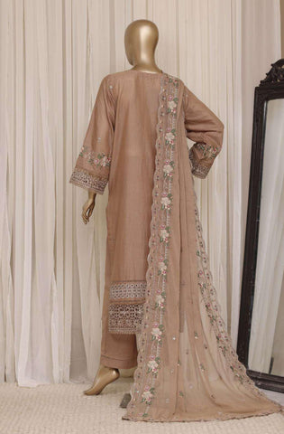 Sadabahar Luxury Embroidered Cotton Stitched 3 Piece Suit D-11
