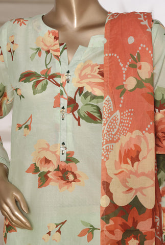 Printed Cambric Lawn Vol-01 By Sadabahar D-01