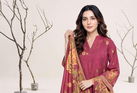 NAAZ by Tawakkal Fabrics | Digital Printed Lawn 3 Piece Unstitched Suit D-8