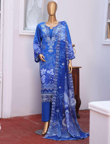 Winter Cut Dana | 3 Piece Semi-Stitched Embroidered Suit D-8