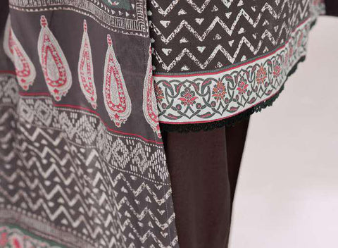 Platinum Jaipuri Prints by HZ Textiles | Digital Printed Lawn 3 Piece Unstitched Suit D-5