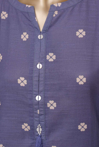 Sadabahar Printed Khaddar Stitched 3 Piece Suit D-11