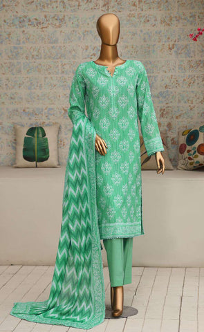 Nayab by HZ Textiles | Printed Lawn 3 Piece Unstitched Suit D-5