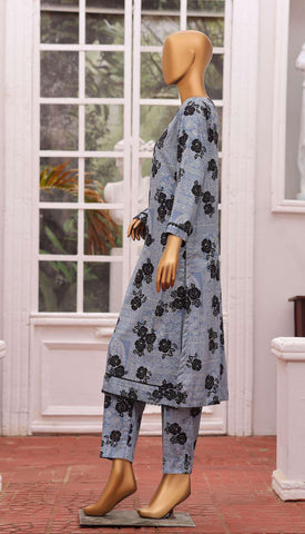 HZ Linen Wintery Printed Co-Ord Set D-7