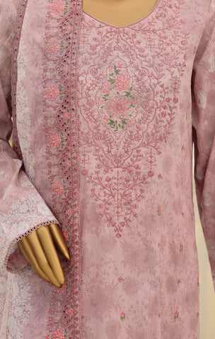 Premium Eid Edit by HZ Textiles | Embroidered 3 Piece Unstitched Lawn Suit D-6