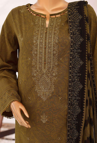 Venice by HZ Textiles | Premium Embroidered Cotton Lawn 3 Piece Unstitched Suit D-4