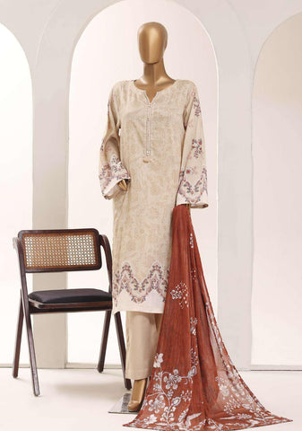 Sadabahar Printed Lawn Vol-12 | Printed Lawn 3 Piece Stitched Suit D-9