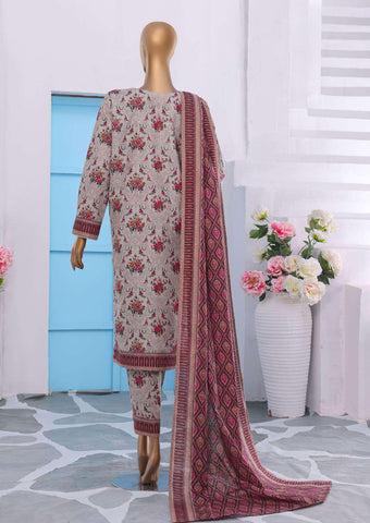 Co-Ords 3Pc Printed Khaddar Un-Stitched Coll By Hz-9