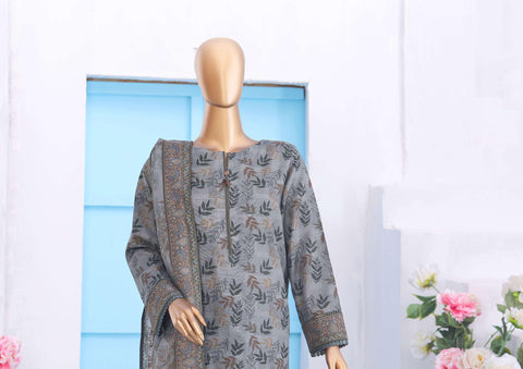 Co-Ords 3Pc Printed Khaddar Un-Stitched Coll By Hz-10