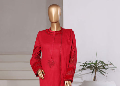 Sadabahar Premium Emb Cross Texture RTW 3 Piece Suit D-2