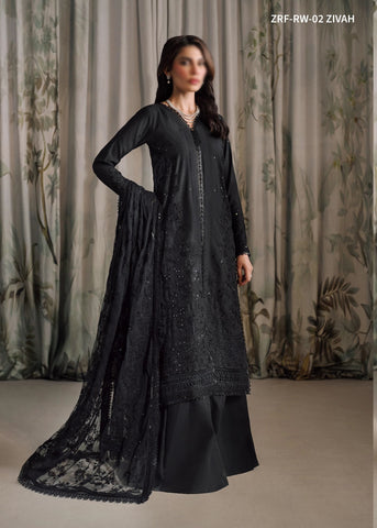 Zarif Luxury Raw Silk Collection:24 D- ZRF-RW-02 ZIVAH