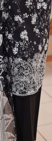 ASASA by HZ Textiles | Digital Printed Embroidered 3 Piece Unstitched Lawn Suit D-8