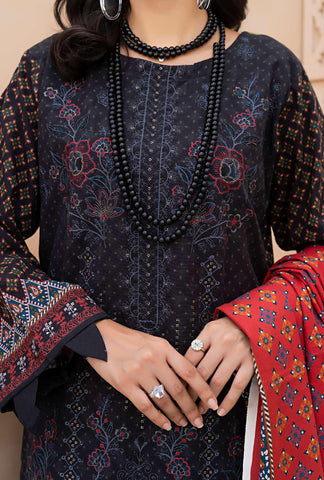 Aleeza Digital Fine Emb Khaddar Coll:24 By Sobia Waseem D-05