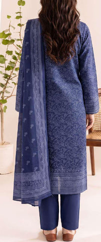 VS Textiles Pashmina Dhanak Printed Unstitched 3 Piece Suit D-11