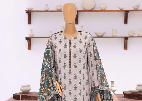 Platinum Jaipuri Prints by HZ Textiles | Digital Printed Lawn 3 Piece Unstitched Suit D-9