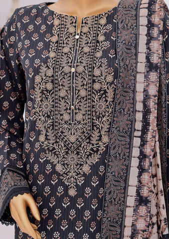 Premium Daily Wear by HZ Textiles | Embroidered Lawn 3 Piece Unstitched Suit D-8
