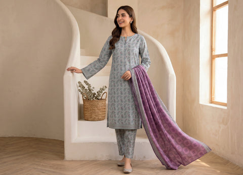 AREEMAN V1 by Shahid Tawakkal | Rotary Printed Lawn 3 Piece Stitched Suit D-4