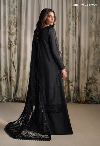Zarif Luxury Raw Silk Collection:24 D- ZRF-RW-02 ZIVAH