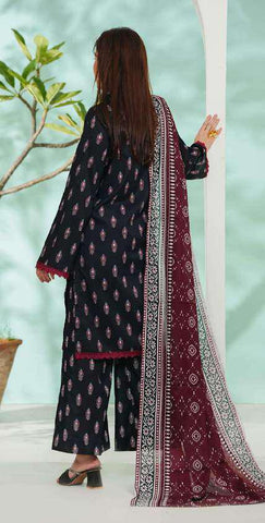 VS DAMAN Exclusive Printed Lawn Unstitched 3 Piece Suit D-17