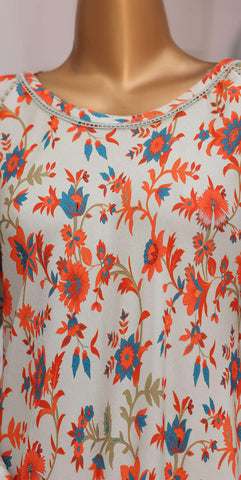 HZ Viscose Twill Printed Unstitched 3 Piece Suit D-7