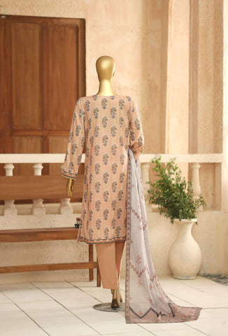 ASASA by HZ Textiles | Digital Printed Embroidered 3 Piece Unstitched Lawn Suit D-7