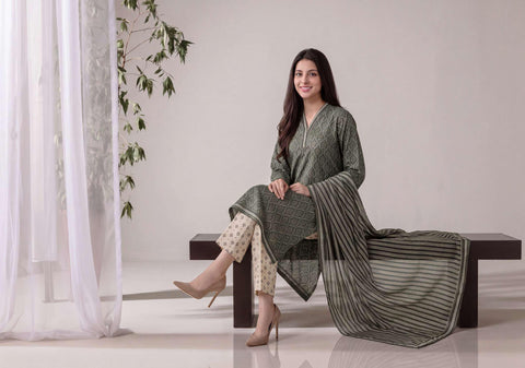 SEFA by Tawakkal Fabrics | 3 Piece Unstitched Rotary Printed Lawn Suit D-7