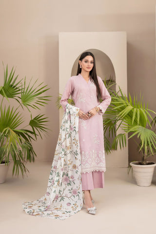 Farwa Embroidered Lawn By Tawakkal D-06