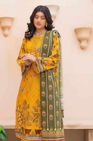 Aleeza Digital Fine Emb Khaddar Coll:24 By Sobia Waseem D-02